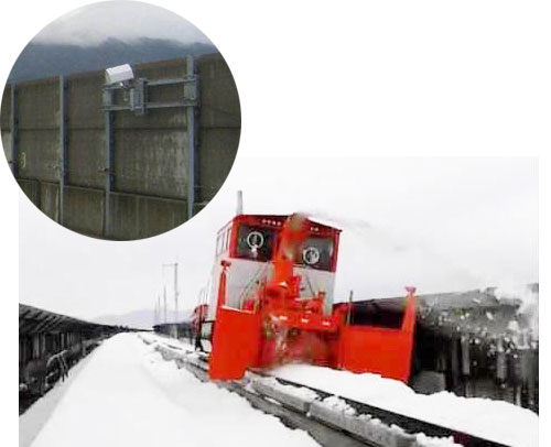 鉄道軌道上の融雪