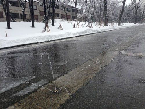 道路の消雪